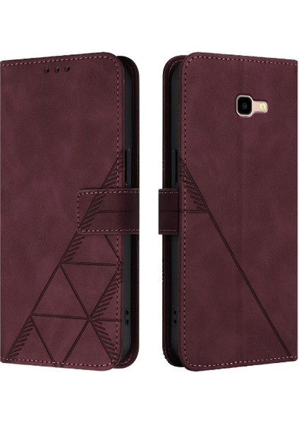 Samsung Galaxy J4 Artı Kredi Kartı Tutucu Flip Folio Kitap Cüzdan (Yurt Dışından)