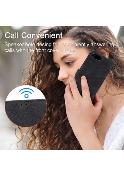 Iphone 8 Için Filp Durumda Artı Pu Deri Kayış Anti Scratch Kickstand Kredi (Yurt Dışından)
