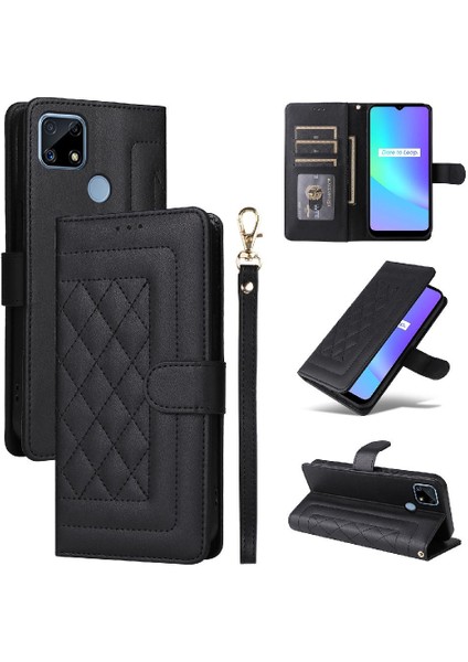 Realme C15 Için Flip CASE/C25 Flip Kapak Cüzdan Darbeye Deri Kılıf (Yurt Dışından) indirimleri