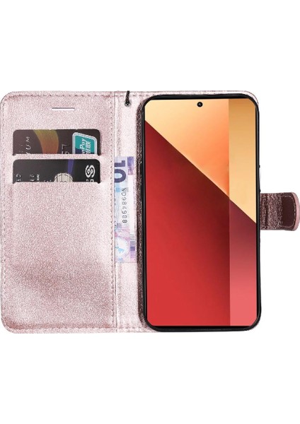 Xiaomi Redmi Not 13 Pro 4g Için Flip Case Yüksek Kalite Deri Iş (Yurt Dışından)