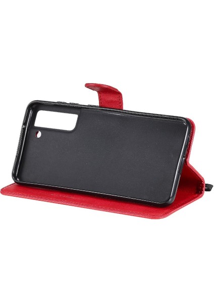 Kart Yuvası ile Samsung Galaxy S21 Fe Klasik Düz Renk Için Flip Case (Yurt Dışından) indirimleri