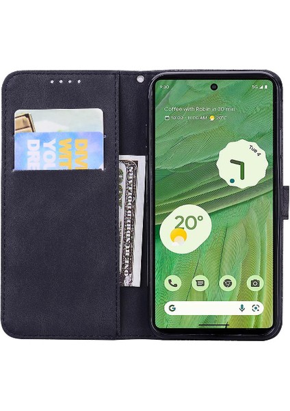 Google Piksel 7 Pro Büyük Kelebek Kickstand Koruyucu Deri Için Kılıf (Yurt Dışından)
