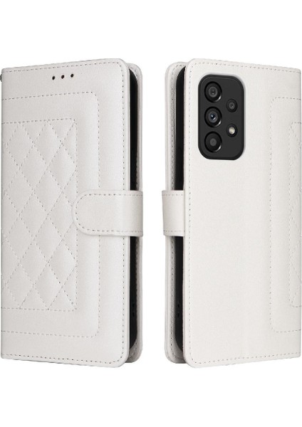 Samsung Galaxy A53 Basit Iş Için Flip Case Kapak Cüzdan Kılıf (Yurt Dışından)