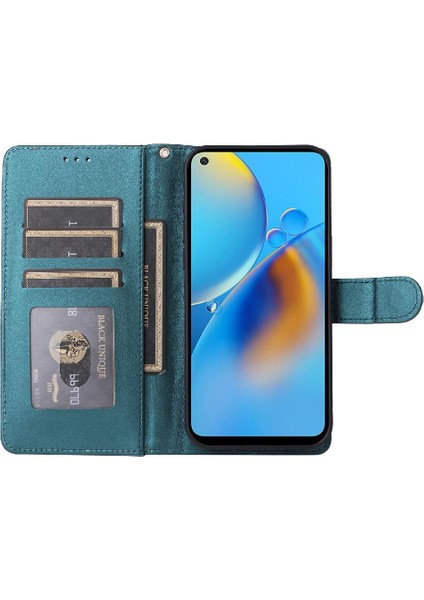 Oppo A74 Için Flip CASE/A95 4g Darbeye Cüzdan Basit Iş Deri (Yurt Dışından) modelleri