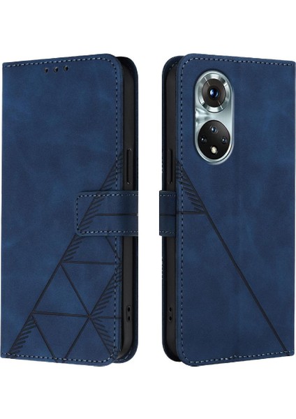 Onur Için Kılıf 50 Pro Pu Deri Flip Folio Kitap Koruyucu Cüzdan Kapak (Yurt Dışından)
