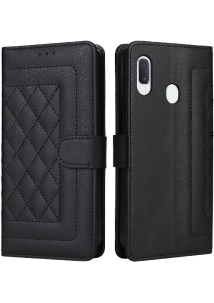 Samsung Galaxy A20E Darbeye Kapak Kapak Deri Kılıf Için Flip Case (Yurt Dışından)