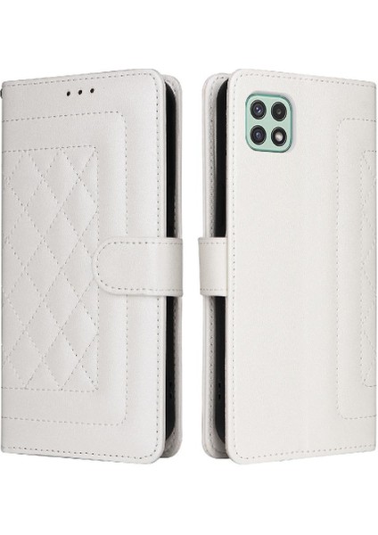 Samsung Galaxy A22 5g Için Flip Case Darbeye Basit Iş Cüzdan (Yurt Dışından)