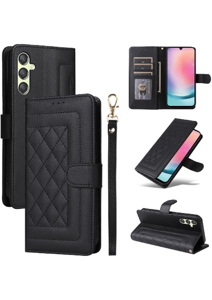 Samsung Galaxy A24 4g Için Flip Case Cüzdan Basit Iş Kapak Çevirin (Yurt Dışından)