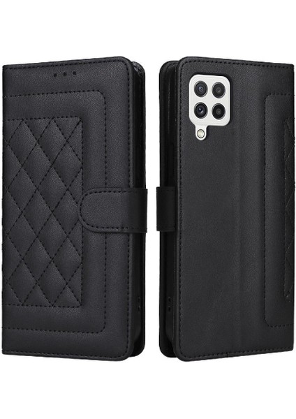 Samsung Galaxy A22 4g Için Flip Case Basit Iş Kapak Deri (Yurt Dışından)