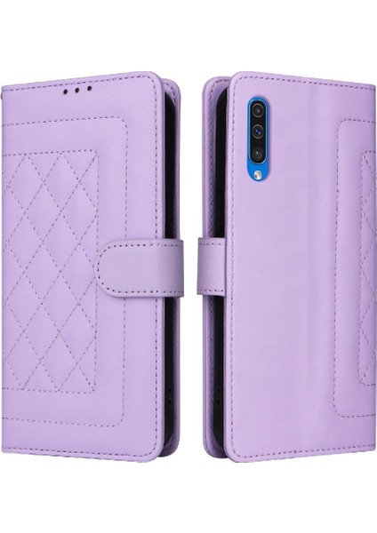 Samsung Galaxy A50 Için Flip Case Deri Kılıf Cüzdan Basit Iş Çevirme (Yurt Dışından)