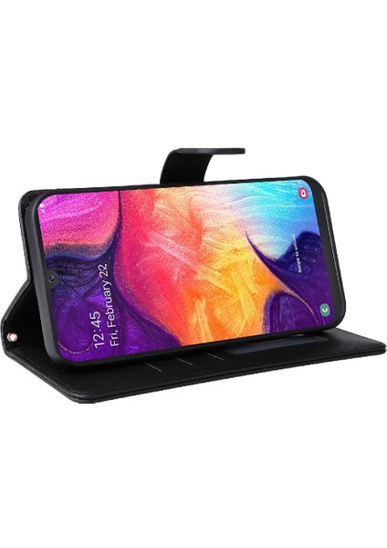 Samsung Galaxy A50 Için Flip Case Deri Kılıf Cüzdan Basit Iş Çevirme (Yurt Dışından) modelleri