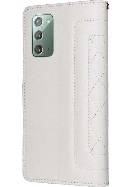 Samsung Galaxy Not 20 Için Flip Case Cüzdan Basit Iş Kapak Çevirin (Yurt Dışından)
