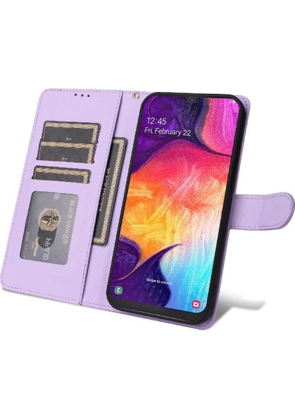 Samsung Galaxy A50 Için Flip Case Deri Kılıf Cüzdan Basit Iş Çevirme (Yurt Dışından) fırsatları