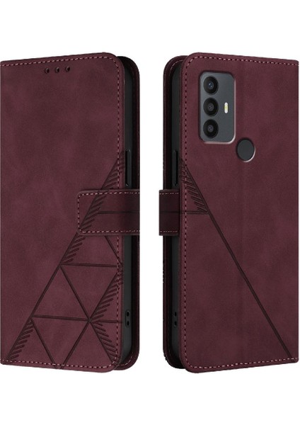 Tcl 30 Se Için Kılıf Cüzdan Kapak Kredi Kartı Tutucu Flip Folio Kitap Pu (Yurt Dışından)