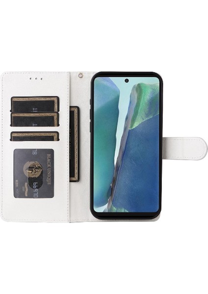 Samsung Galaxy Not 20 Için Flip Case Cüzdan Basit Iş Kapak Çevirin (Yurt Dışından)
