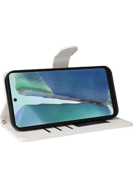 Samsung Galaxy Not 20 Için Flip Case Cüzdan Basit Iş Kapak Çevirin (Yurt Dışından)