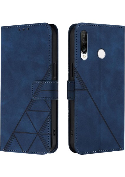 Huawei P30 Lite Için Kılıf Cüzdan Kapak Kredi Kartı Tutucu Flip Folio Kitap (Yurt Dışından)