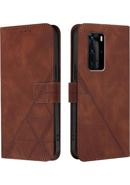Huawei P40 Pro Flip Folio Kitap Koruyucu Kredi Kartı Tutucu Pu (Yurt Dışından) indirimleri