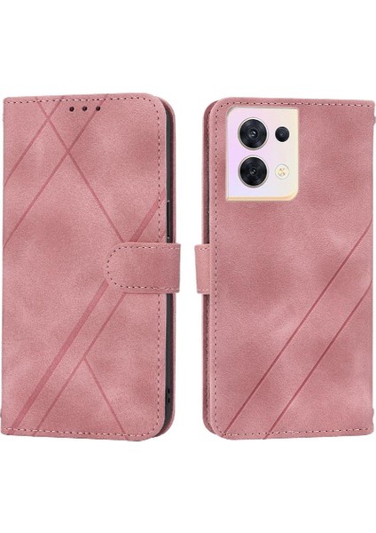 Oppo Filp 8 Pro 5g Anti Scratch Için Kickstand Durumda Tam Koruma Pu (Yurt Dışından)