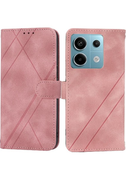 Xiaomi Redmi Not 13 Için Filp Durumda 5g Kickstand Kredi Kartı Tutucu Pu Anti (Yurt Dışından)