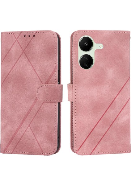 Xiaomi Poco C65 Kredi Kartı Tutucu Için Filp Durumda Tam Koruma Anti Pu (Yurt Dışından)