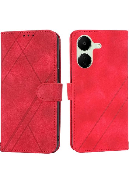 Xiaomi Poco C65 Kredi Kartı Tutucu Için Filp Durumda Tam Koruma Anti Pu (Yurt Dışından)