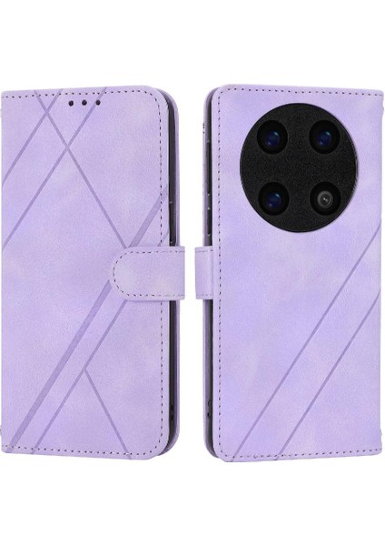 Huawei Mate 60 Için Filp Durumda Pro Kickstand Pu Deri Kayış Kredi Kartı (Yurt Dışından)