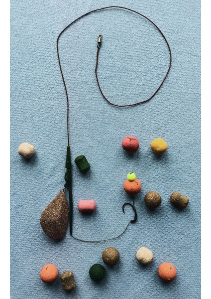 Lead Core'lu Boilili Sazan Rig Takımı ( Tutti Frutti 18 mm Boili )