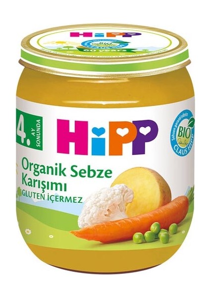 Organik x 12 Adet Sebze Karışımı 125GR