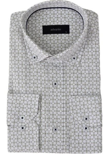 Erkek Uzunkol Piti Kareli Gömlek BGL-ST03798