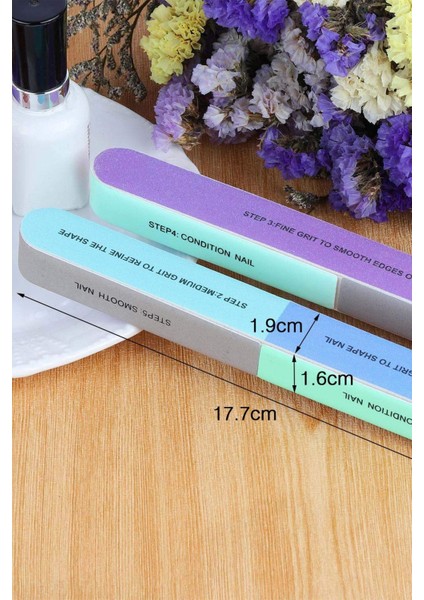 Tırnak Parlatıcı Tırnak Törpüsü 7 Yönlü Kağıt Törpü Manikür Pedikür Törpüsü Parlatıcı 1 Adet fırsatları