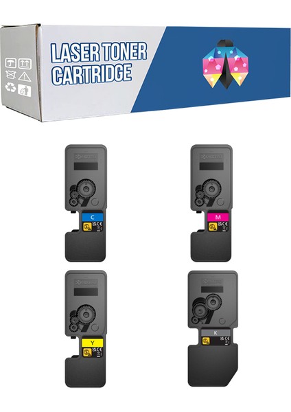 Kyocera Ecosys M5521CDW TK-5220 Cmyk 1 Set Muadil Toner