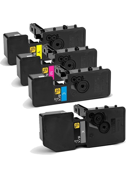 Kyocera Ecosys M5521CDW TK-5220 Cmyk 1 Set Muadil Toner