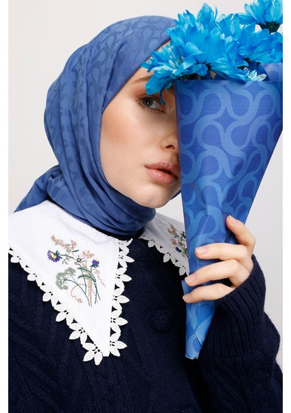 Indigo Bloom Desen Şal fırsatları