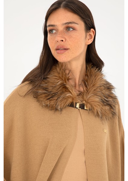 Kadın Kum Melanj Panço 50270464-VR123 fiyatları