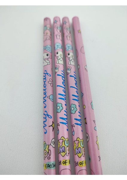 Hb Kurşun Kalemler Hello Kitty Cinnamoroll Kuromi My Melody Pompompurin Desenli