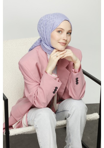 Leylak Bloom Desen Şal modelleri