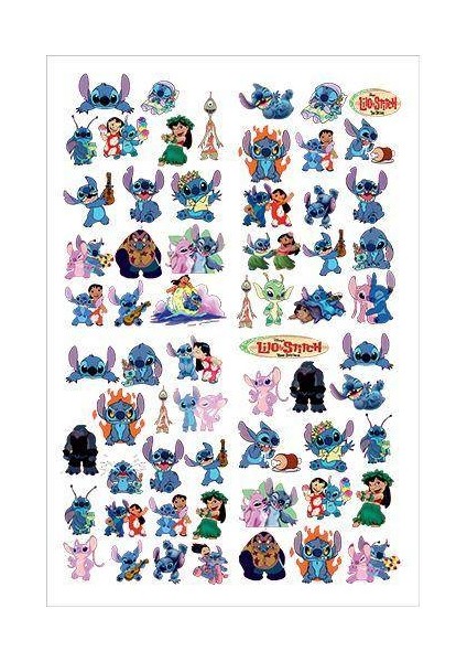 Lilo Ve Stitch Sticker 33*48 Cm