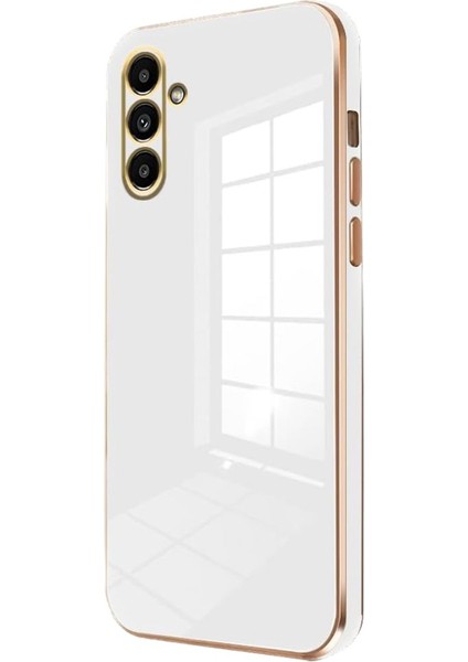 Samsung Galaxy A15 Kılıf Bark Parlak Kenar Silikon + Ekran Koruyucu