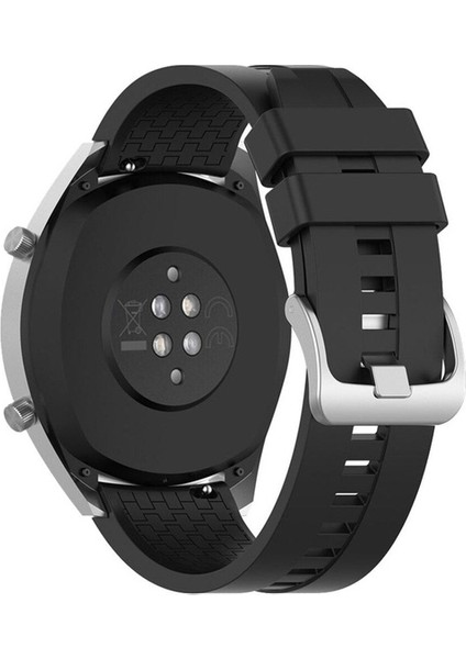 Amazfit Gts 3 / Gts 4 Mini Uyumlu Kordon Silikon Spor Yumuşak Suya Dayanıklı Kayış, Siyah