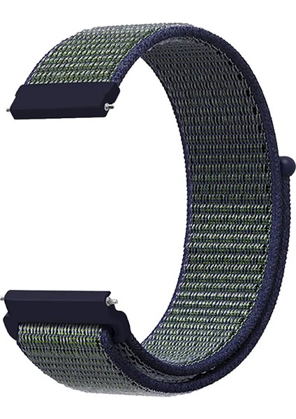 Amazfit Gtr Uyumlu Kordon Hasır Örgü Işlemeli Spor Kayış, Yeşil - Laciv