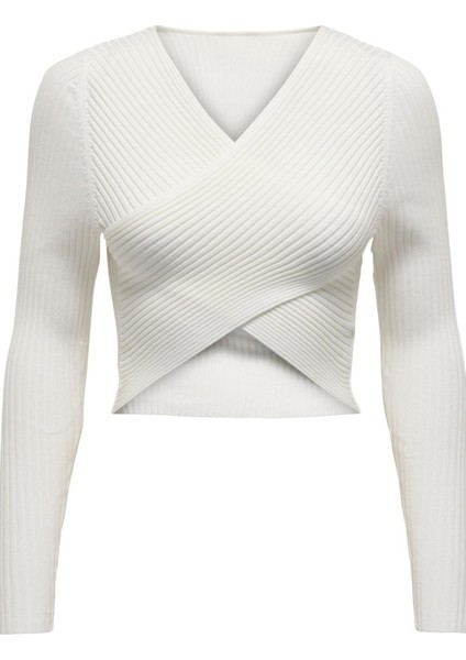 Onlmelına Ls Wrap V-Neck Reverse Knt 15309066 Taş modelleri