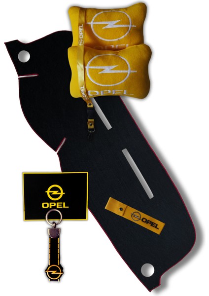 Opel Astra H Kasa Torpido Kaplama Halısı (2004-2013) | Opel Sarı Araç Seyahat Yastık Oto Aksesuar