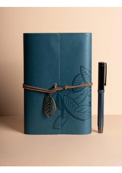 Mr Deri Kraft Kağıtlı Defter ve Kalem Seti Hediye Seti Özel Tasarım