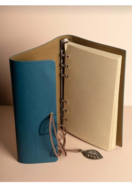 Mr Deri Kraft Kağıtlı Defter ve Kalem Seti Hediye Seti Özel Tasarım
