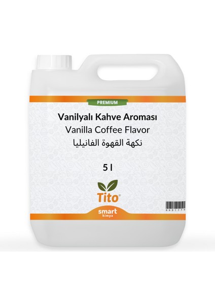 Premium Vanilyalı Kahve Aroması 5 Litre