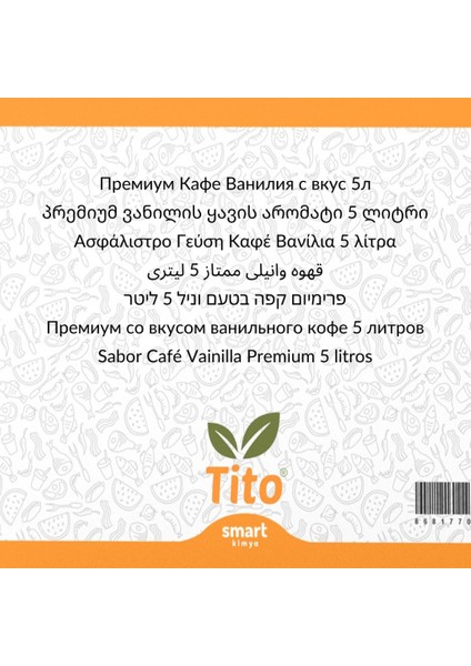 Premium Vanilyalı Kahve Aroması 5 Litre fiyatları