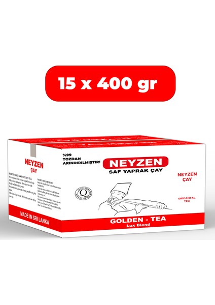 Golden Tea Mevlana Tea Group 1 Koli - 15 x 400 G