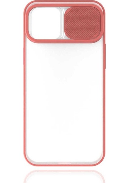 Apple iPhone 12 Pro Uyumlu Kılıf Lensi Kapak, Pembe Açık