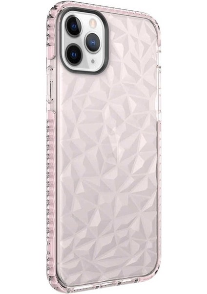Apple iPhone 11 Pro Max Uyumlu Kılıf Buzz Kapak, Pembe
